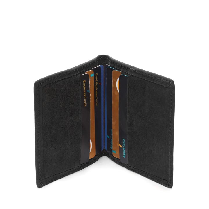 Men’s Card Holder | Black Leather