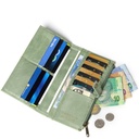 Large Slim Ladies Leather Wallet (17 card slots) | mint green