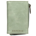 Small Slim Ladies Leather Wallet (8 card slots) | mint green